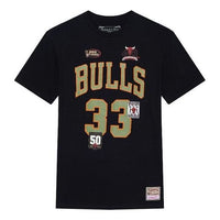 Mitchell & Ness x NBA Chicago Bulls Script T-shirt 'Scottie Pippen 33' BNN3DP22083-CBUBLCKSPI
