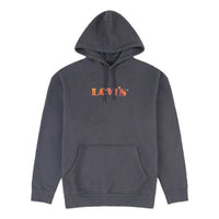 Men's Levis Printing Hooded Casual Iron Gray 38479-0025