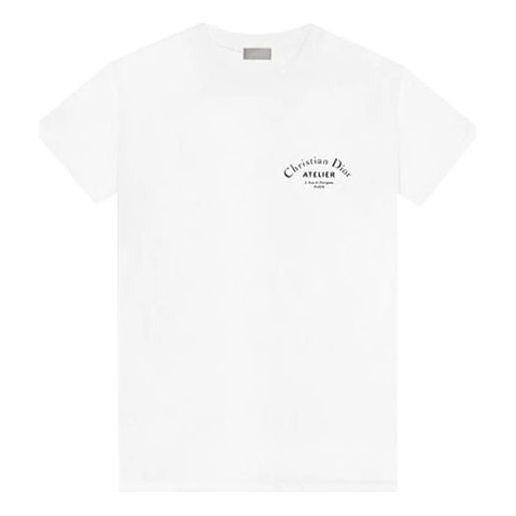 DIOR 'Christian DIOR Atelier' Logo Letter Logo Printed Unisex White 863J621I0533-C089