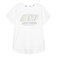 (GS) Skechers Logo Graphic Tee 'White' P222G010-0019