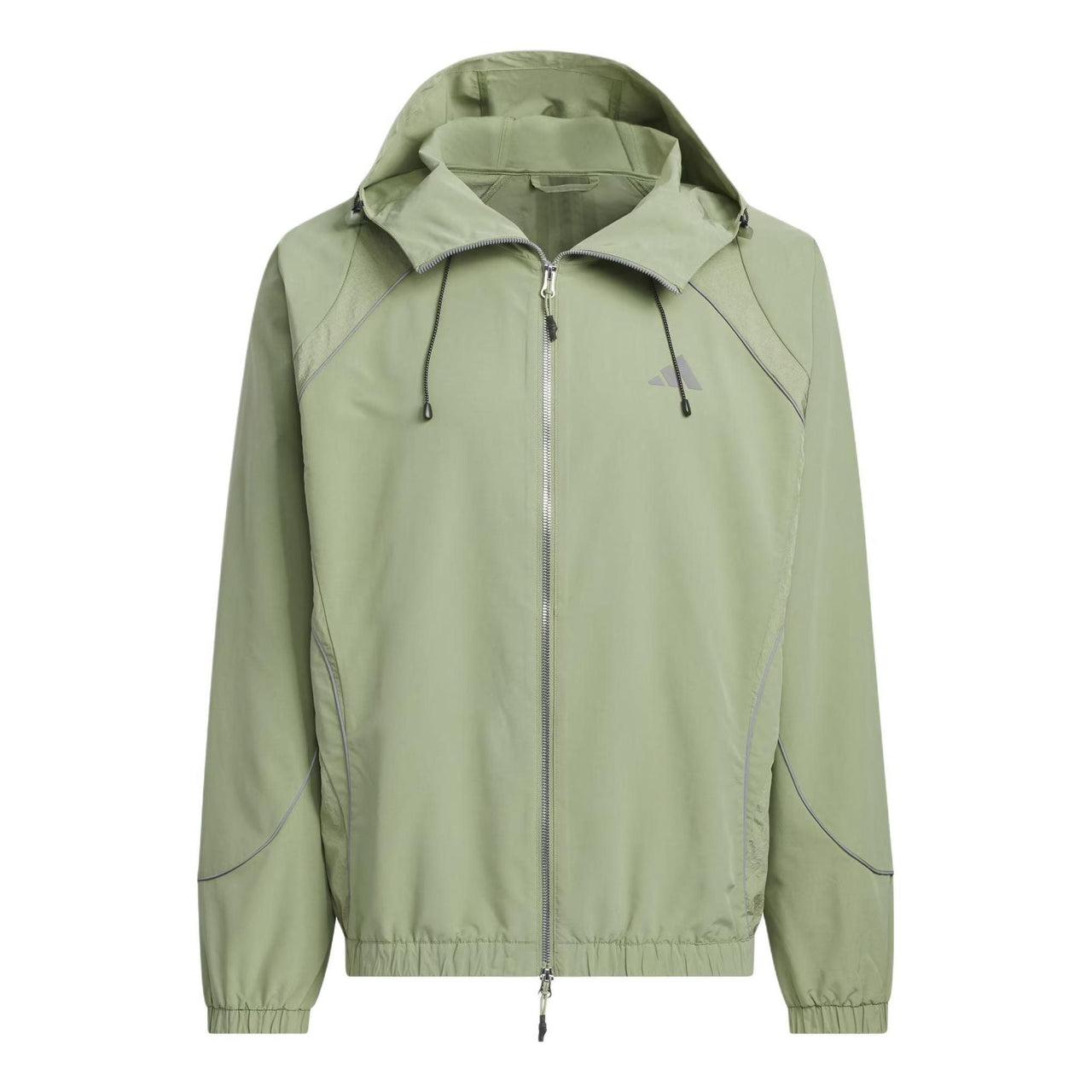 adidas FUSTL WOVEN logo Hooded Jacket Asia Sizing 'Sage Green' JI8741