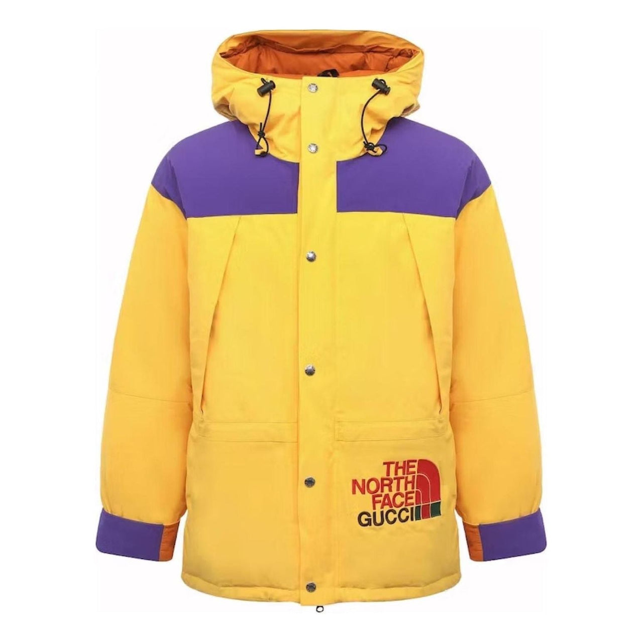 Gucci x The North Face Down Jacket 'Yellow Purple' 663758-XAADM-7202