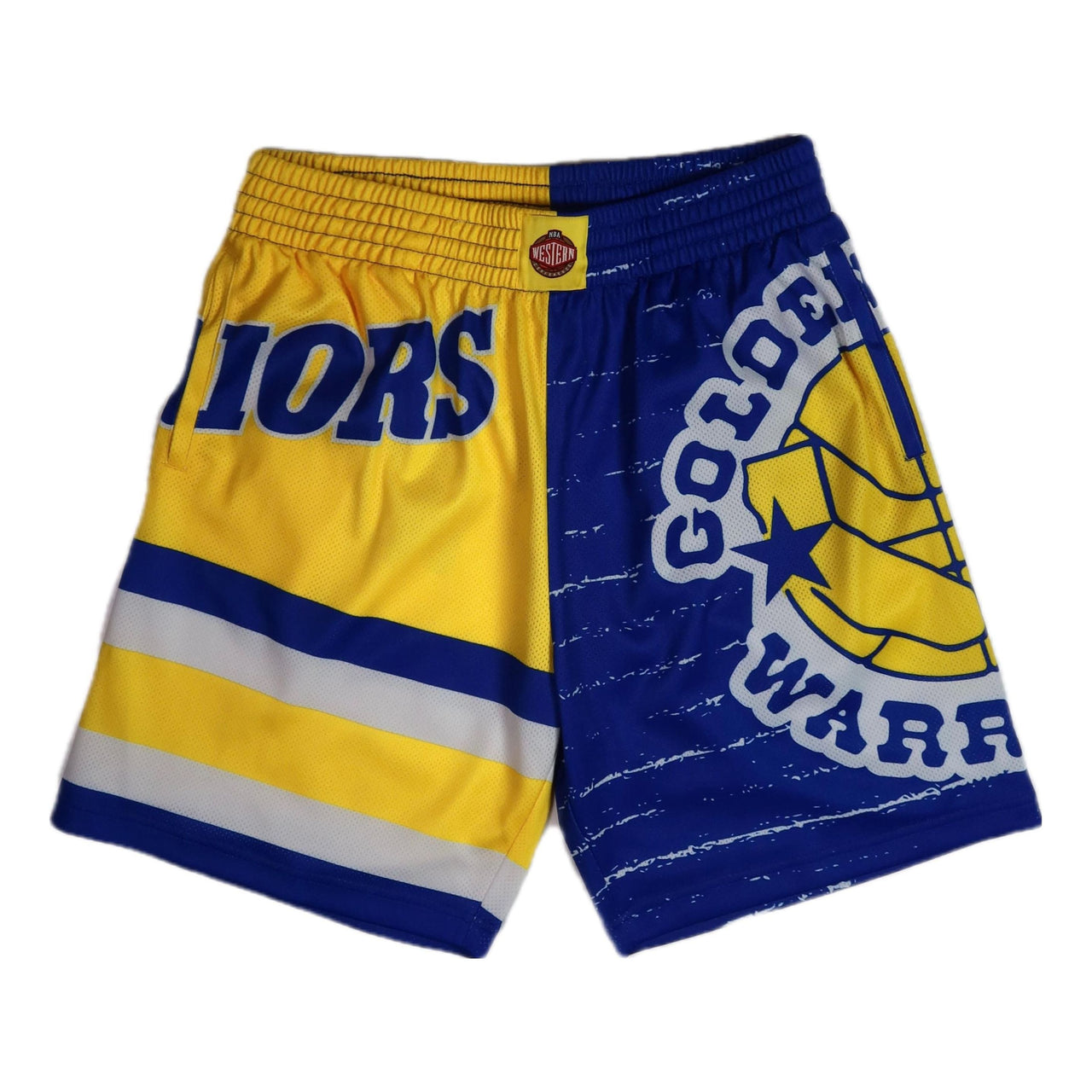 Mitchell & Ness x NBA Jumbotron 3.0 Shorts 'Golden State Warriors' PSHR4984-GSWYYPPPMTWH