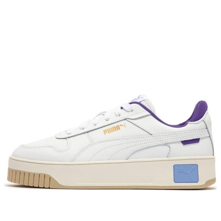(WMNS) PUMA Carina Street 'White Purple Ivory' 389390-04