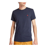 Men's Timberland Outdoor Round Neck Short Sleeve Blue A1MH6433