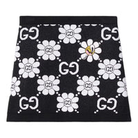 (WMNS) Gucci GG Flower Cotton Jacquard Skirt 'Black White' 782225-XKDZ2-1080