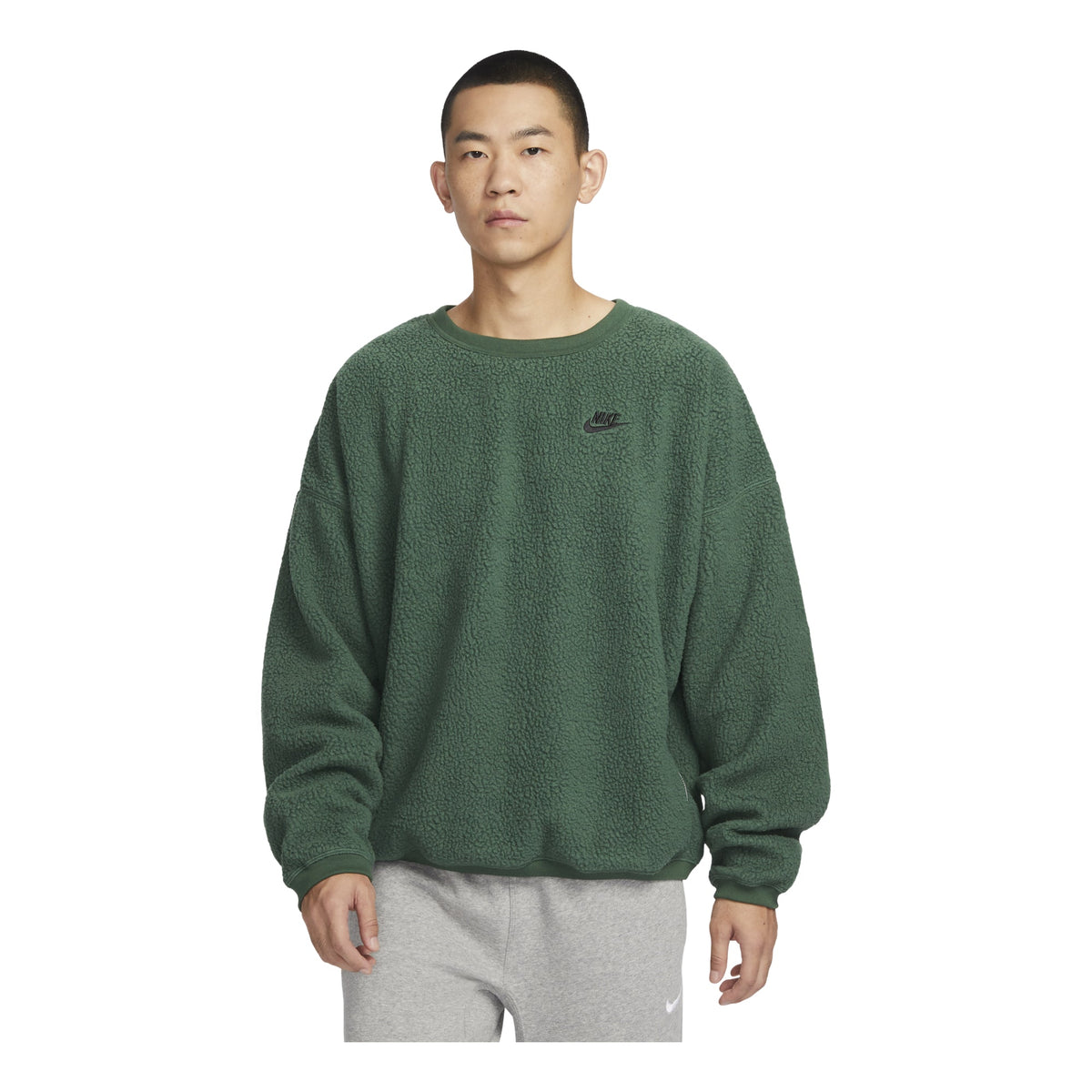 Nike Club Fleece Winterized Crew 'Fir' FB8379-323