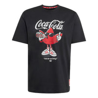 adidas x Coca Cola Classic Sport Graphic Treffle T-Shirt Asia Sizing 'Black' KY2108