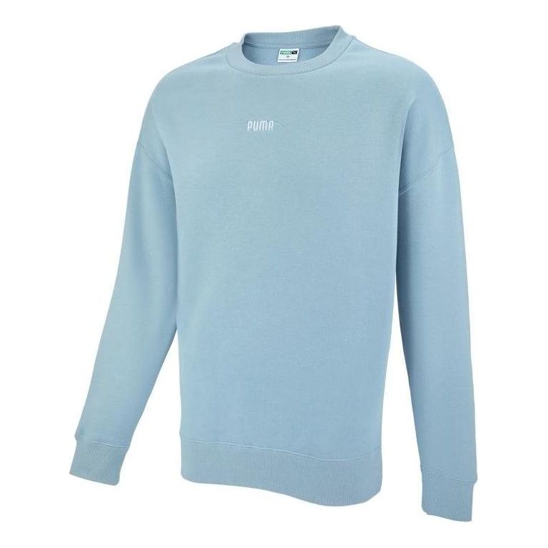 PUMA Small Logo Crew Neck Sweatshirt 'Blue' 534365-79