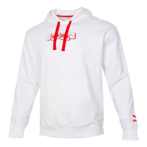 PUMA Series Back Printing Sports Pullover White 531299-02