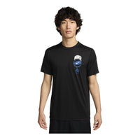 Nike Dri-FIT Basketball Graphic T-shirt Asia Sizing 'Black' FZ8098-010