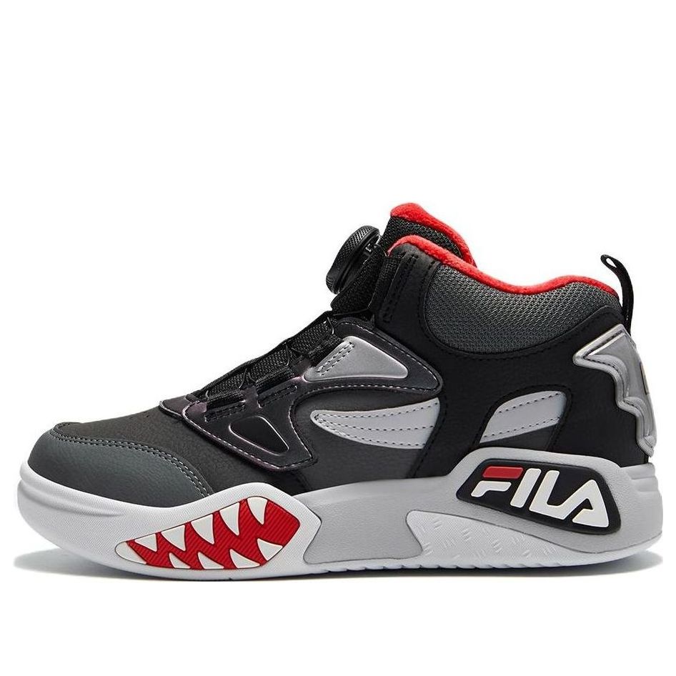 (GS) FILA FUSION Desperado Vintage Shoes 'Black Grey Red' K15B341308FBD