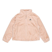 (WMNS) adidas Sty Fur Jacket Pink/Red H07394
