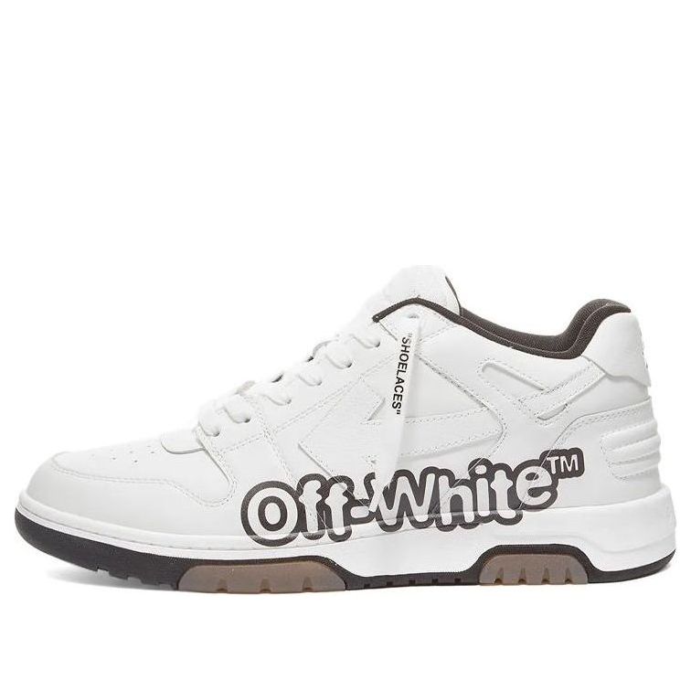 Off-White Out Of Office Low-Top For Walking Sneaker 'White Black' OMIA189S22LEA0040110
