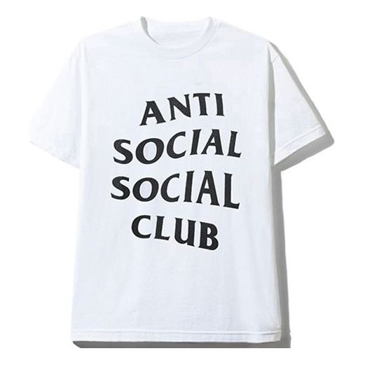 ANTI SOCIAL SOCIAL CLUB Unisex Logo Tee White ASST355