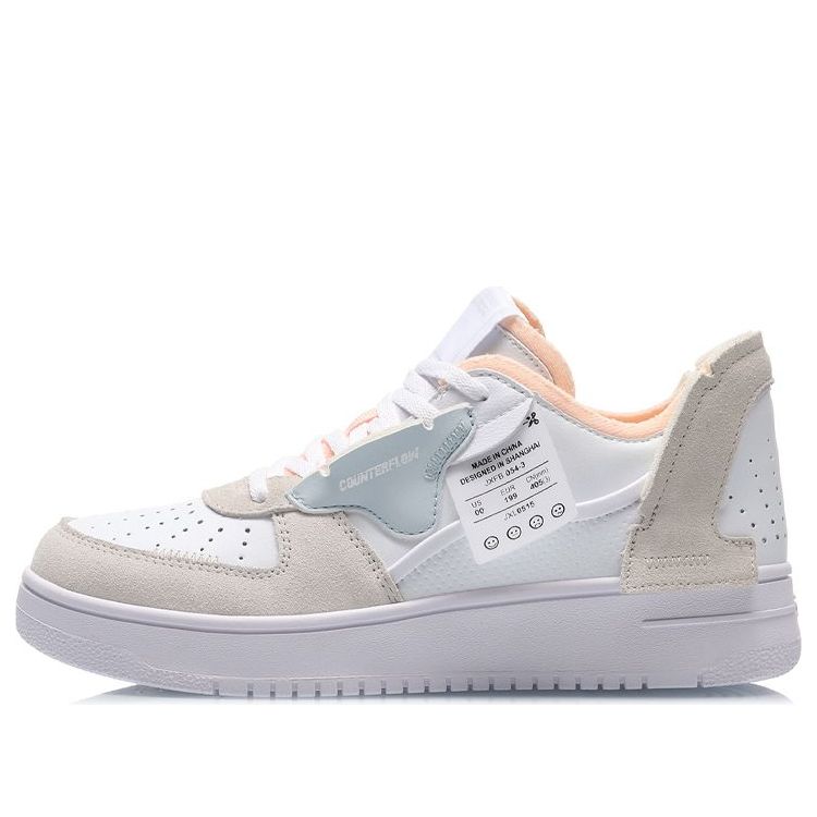 (WMNS) Li-Ning Counterflow 'White Grey Pink' AGCQ394-3
