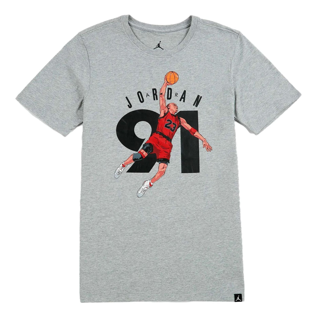 Air Jordan 6 Ninety One T-Shirt 'Grey' 833933-063