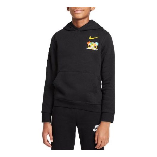 (GS) Nike CNY Chinese New Year's Edition Fleece Lined Stay Warm Sports Boy Black DQ9133-010