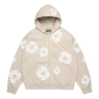 Denim Tears Cotton Wreath Zip Hoodie 'Cream' SS26TZH11412546