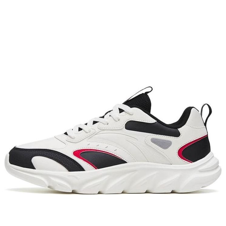 ANTA Running Shoes 'White Black Red' 112245575-7