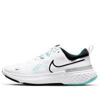 (WMNS) Nike React Miler 2 White/Blue/Black CW7136-100