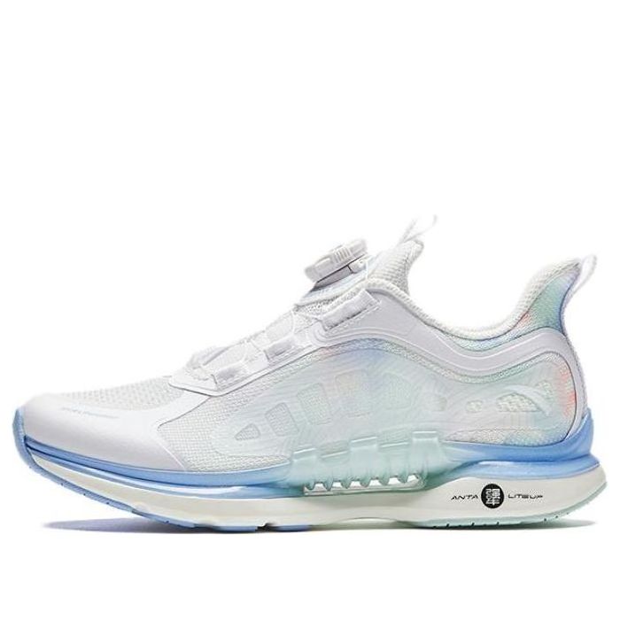 (GS) ANTA Running Series Sneakers 'White blue Green' A322425577-1