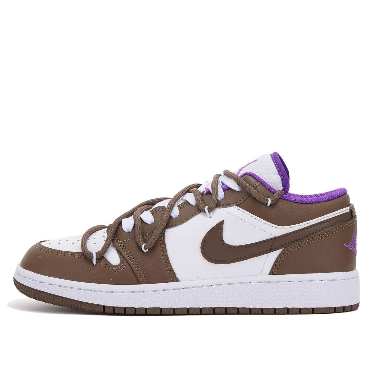(GS) Nike Air Jordan 1 Low 'Purple Mocha' 553560-215-412348
