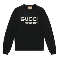 (WMNS) Gucci Cotton Sweatshirt with Embroidery 'Black' 756354-XJF0S-1043