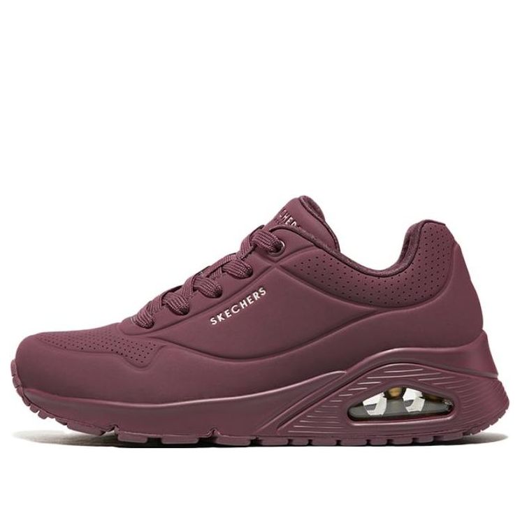 (WMNS) Skechers Uno Stand On Air Sneakers 'Burgundy' 73690-PLUM