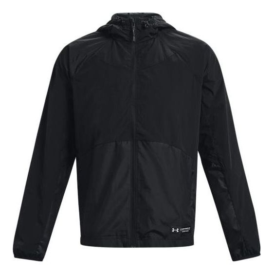 Under Armour Rush Woven Full-Zip Jacket 'Black' 1377181-001