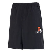 Men's adidas Mh Bp3 Wvsht Athleisure Casual Sports Solid Color Logo Shorts Black HM2972