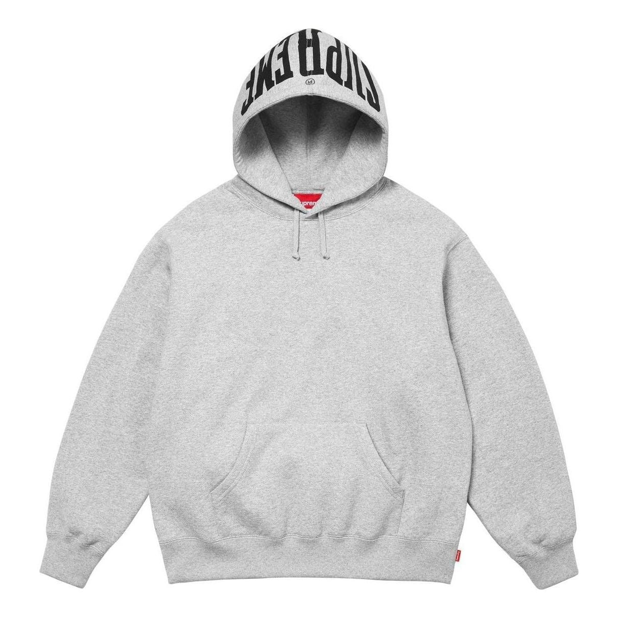 Supreme Mirrored Logo Hooded Sweatshirt 'Grey' SUP-SS24-135