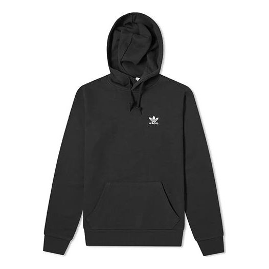 adidas originals Trefoil Casual Sports Hoodie 'Black' FM9956