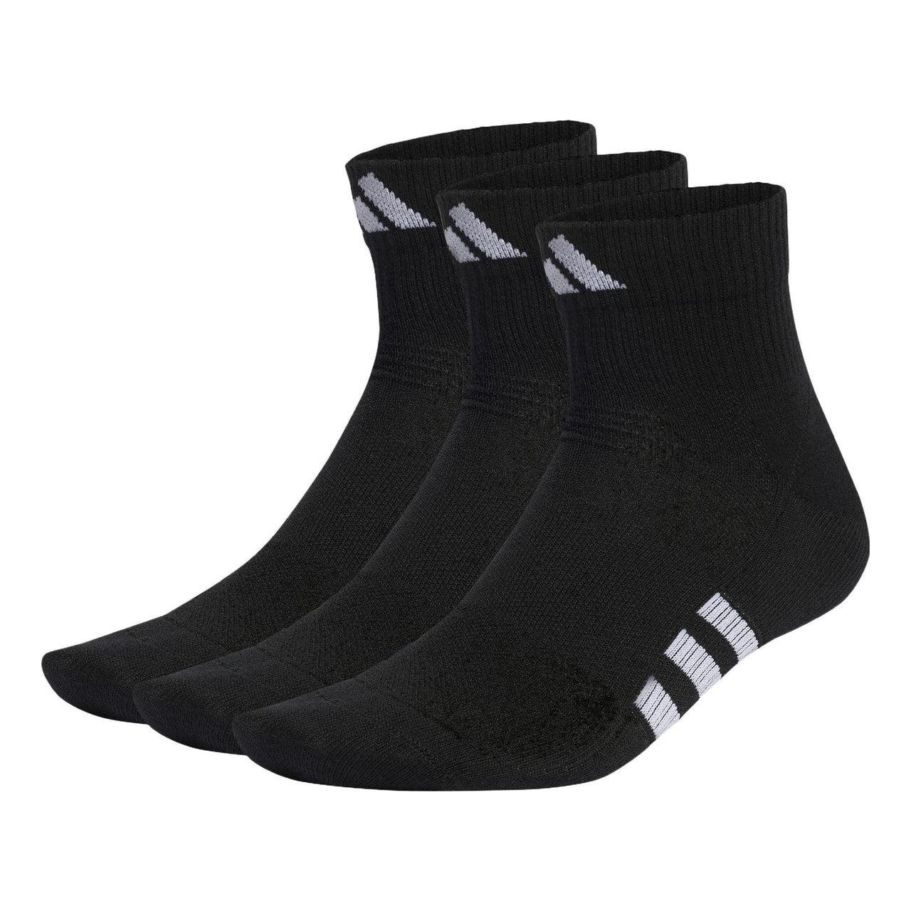 adidas Performance Light Mid-Cut Socks 3 Pairs 'Black' IC9530