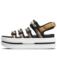 (WMNS) Nike Icon Classic Sandal 'Black Metallic Gold' DH0224-002
