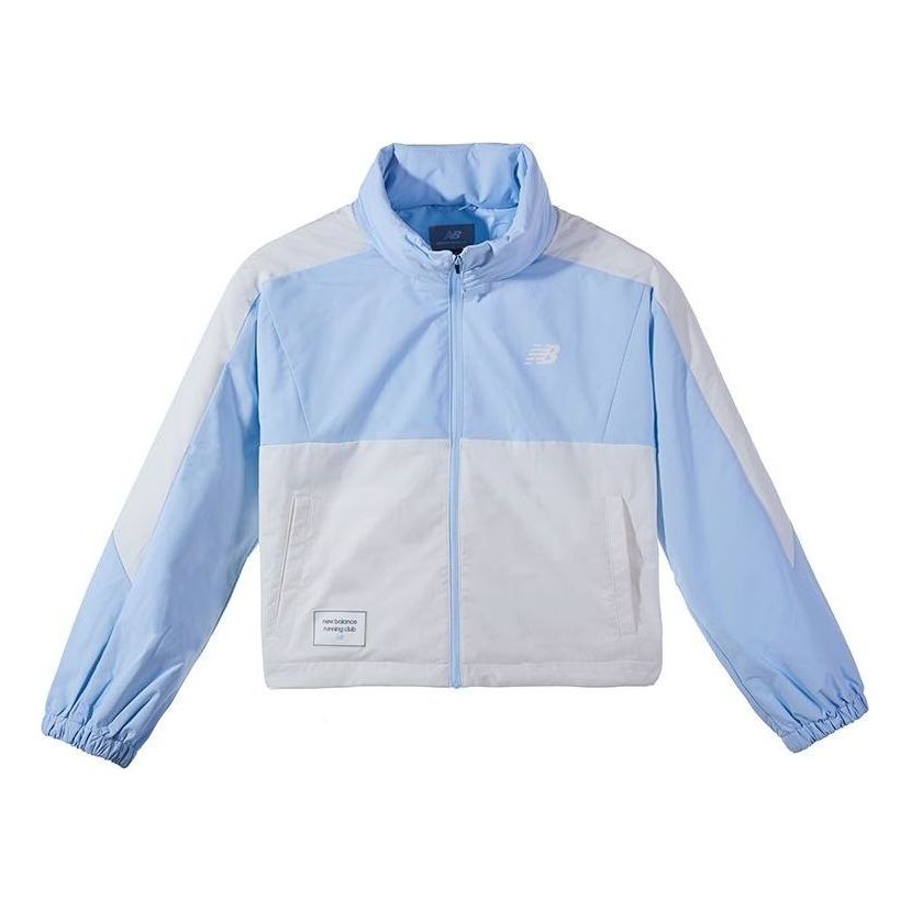 (WMNS) New Balance Running Club Nylon Jacket 'Blue' NAE12412-LBL
