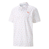 PUMA MATTR Spring Golf Polo Shirt 'White' 532981-01