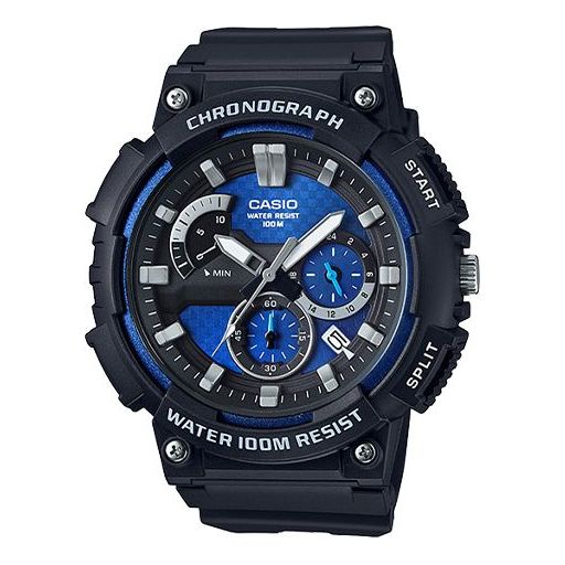 CASIO MCW-200H Waterproof Blue/Black Mens BlueBlack Analog MCW-200H-2A