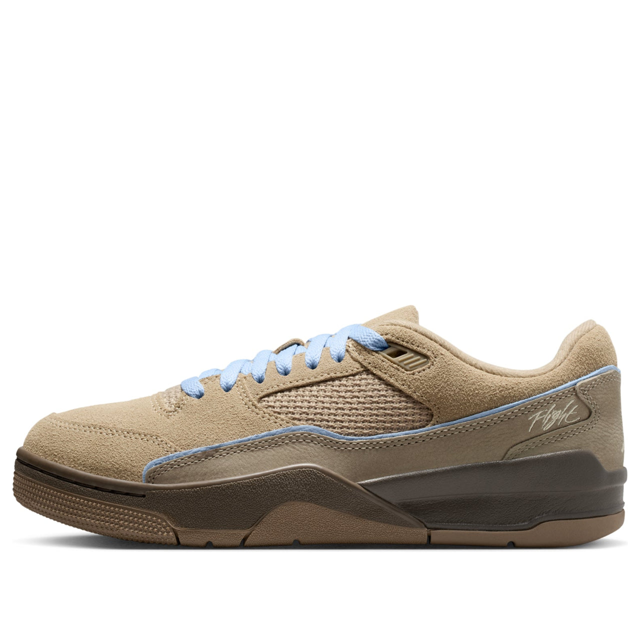 (WMNS) Air Jordan Flight Court 'Khaki Ironstone Hydrogen Blue' IO7612-220