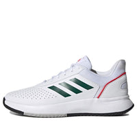adidas Courtsmash Shoes White/Green/Red FY8651