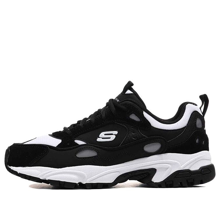 Skechers Stamina low Running Shoes Black/White 666058-BKW