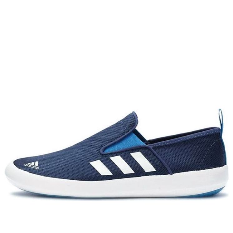 adidas B Slip-on DLX Cozy Breathable Outdoor Sports Blue AQ5201