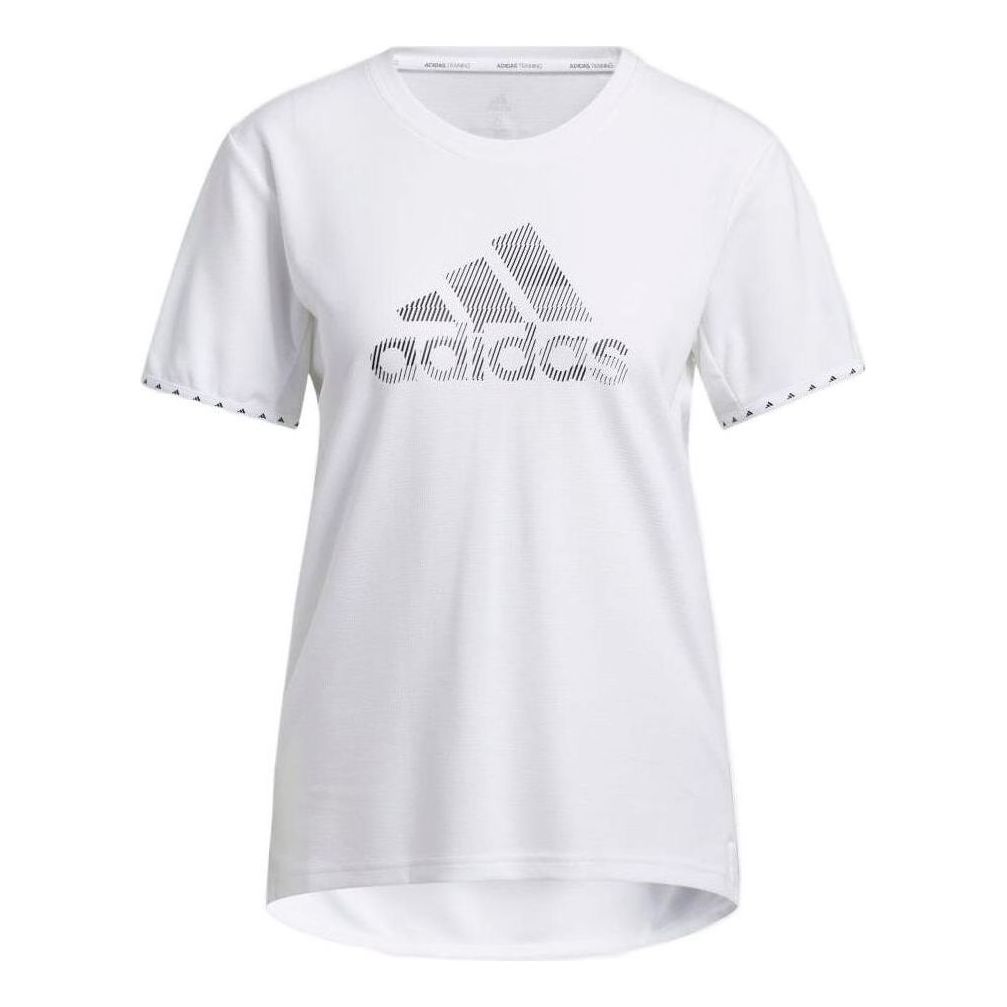 (WMNS) adidas Badge Of Sport Necessi-T-Shirt Asia Sizing 'White' GQ9416