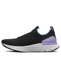 (WMNS) Nike React Phantom Run Flyknit 2 'Black Barely Grape' DZ5213-001