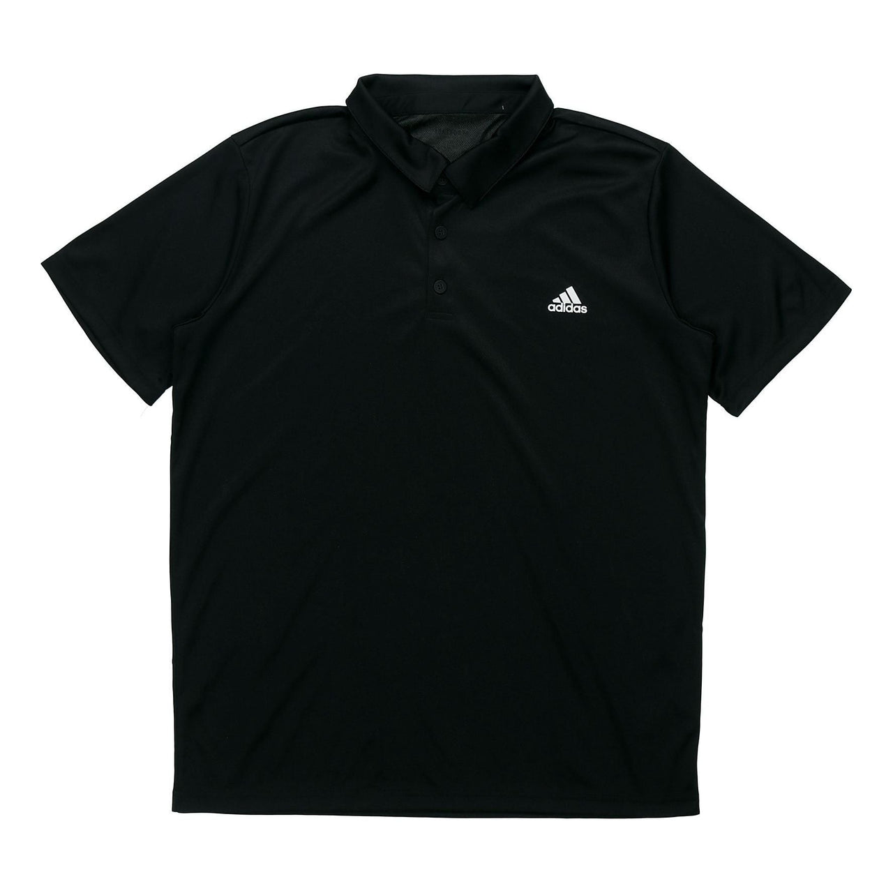 adidas Fab Logo Applique Sports Breathable Short-sleeve Polo Shirt Men Black CV8322