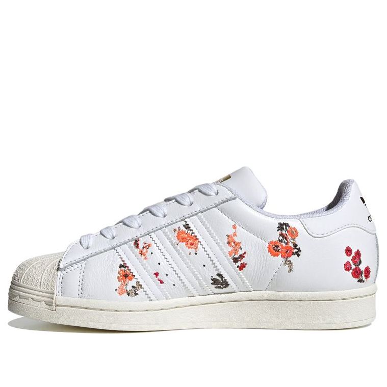 (WMNS) adidas Superstar 'White Floral' FY8768