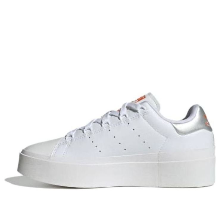 (WMNS) adidas Originals Stan Smith BONEGA 'White Silver Metallic Orange' ID6979