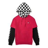 (WMNS) Vans False Two-piece Hoodie 'Red White Black' VN0A4BQXIZQ