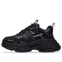 Balenciaga Triple S Allover Logo 'Black Multi' 536737W2FA81083