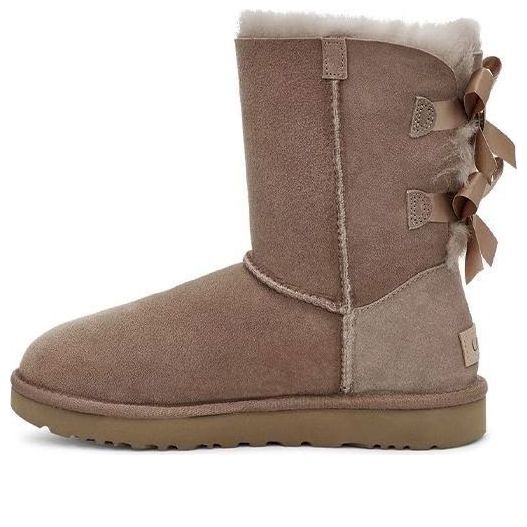 (WMNS) UGG Bailey Bow II 2.0 Fleece Lined 1016225-CRBO